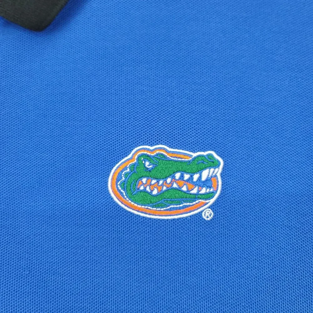 Jordan Shirt Mens XL Blue‎ Jumpman Polo Florida Gators NCAA Football Outdoors